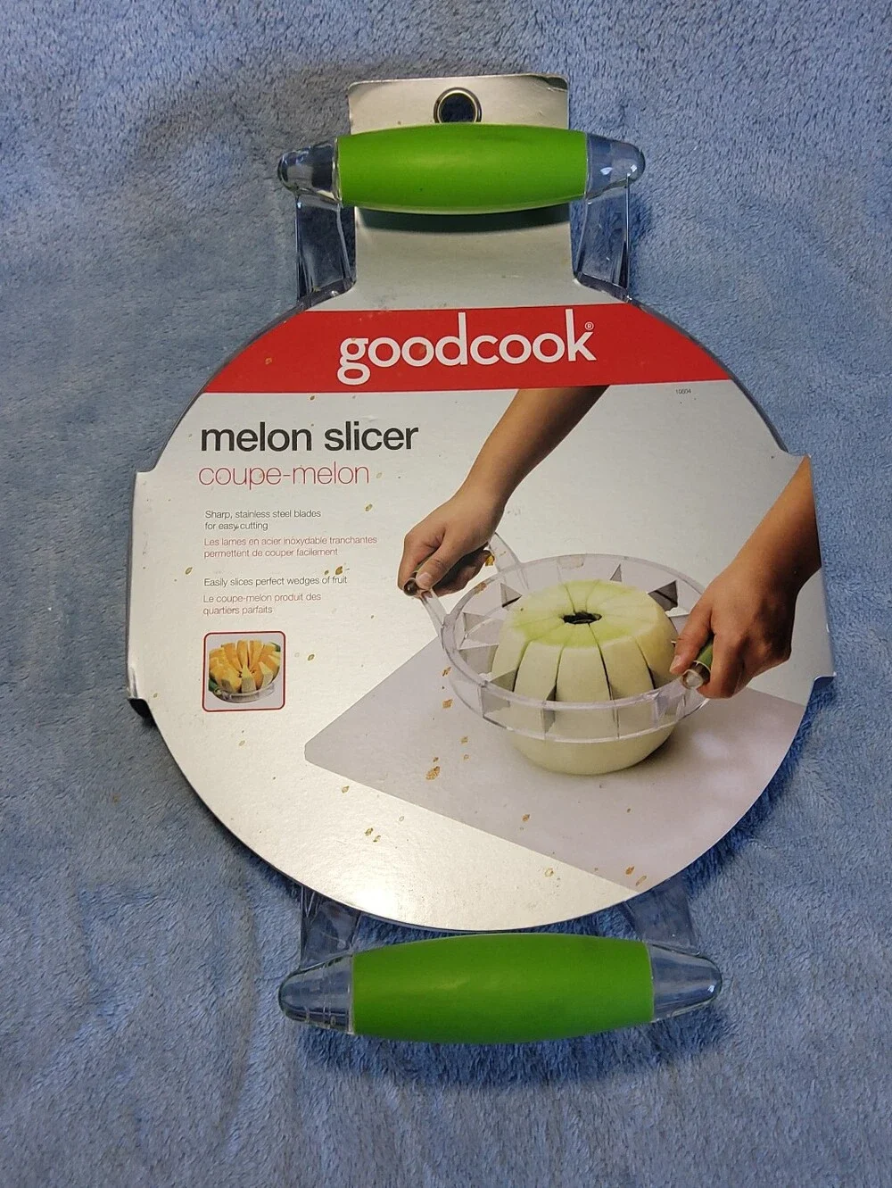 Goodcook Melon Fruit Slicer Steel Blades Cutter Kitchen Tool Stainless 2 Handle